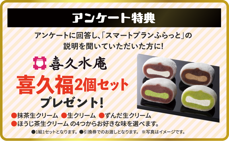 アンケート特典